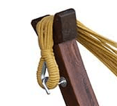 Vivere Solid Combo Wood Hammock Attachment Point